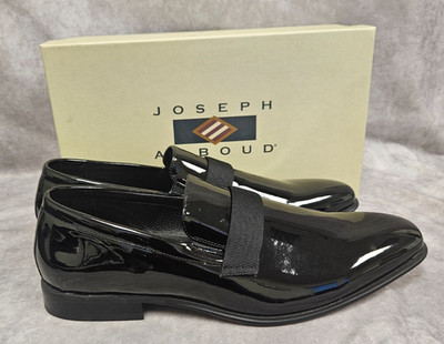 Joseph Abboud Mens Soiree Formal Slip On Black Shoes Dress  display picture 1