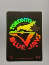 1992 Upper Deck - Heroes of Baseball Team Logo Gold Hologram Toronto Blue Jays