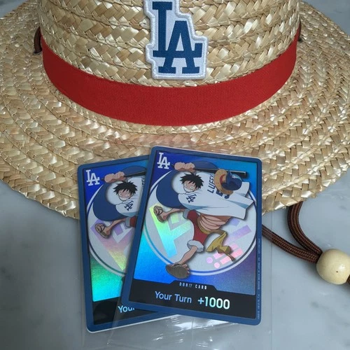 2026 ONE PIECE LA DODGERS MONKEY D LUFFY DON CARD PROMO 7/2/26 SEALED