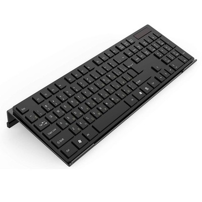 Computer Keyboard Stand, Adjustable Tilt,Slip Silicone Holder, Black