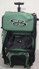 Boombah Hybrid Rolling Superpack Green Black *missing Front Flap *