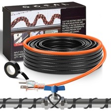 29.5FT Water Pipe Heat Cable for Pipe Freeze Protection, Pipe Heating Cable for