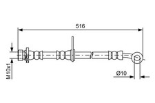 Flexible de frein Honda ACCORD