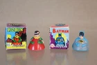 LOUIS MARX ROLYKINS 1966 BATMAN & ROBIN MINT BOXED om