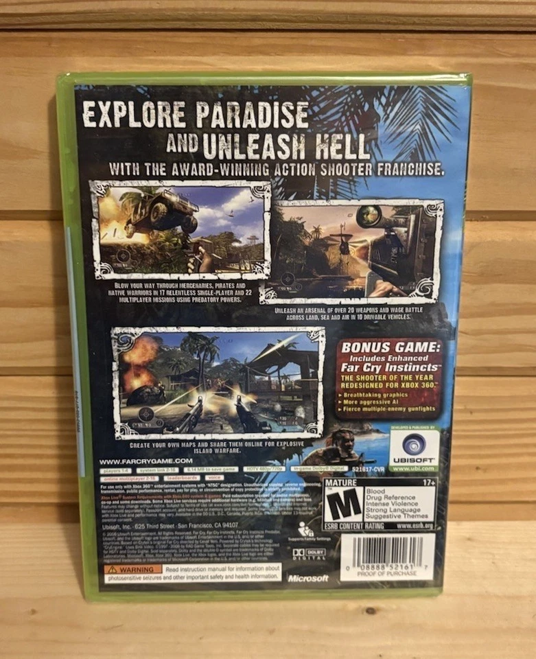 XBOX360 Far Cry: Instincts - Predator - Brand New - Factory Sealed - Image 3 of 4