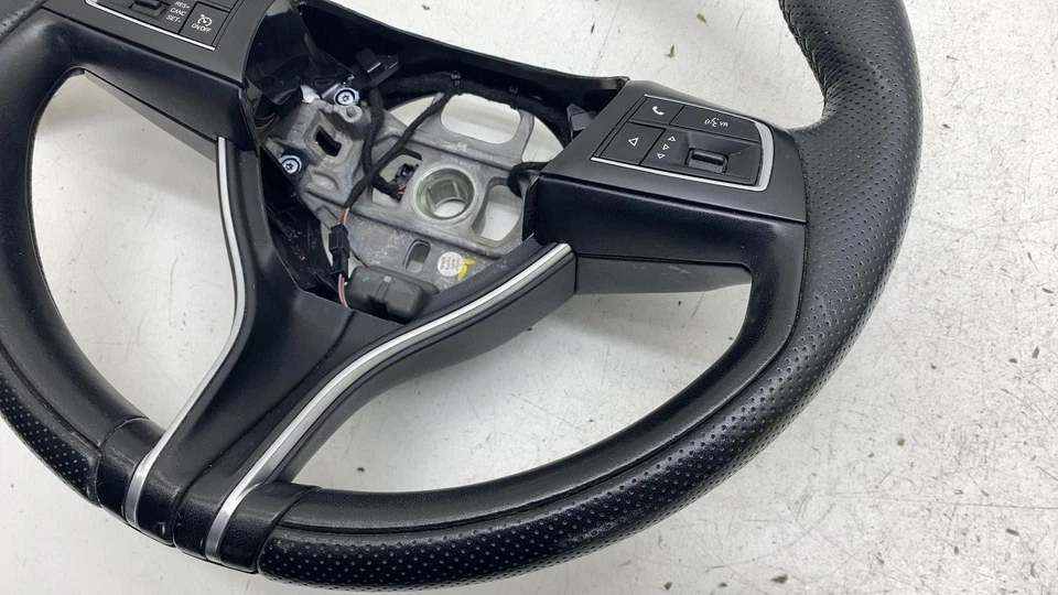 ⭕ 2014-2020 Maserati Ghibli Steering Wheel w/ Control Switches Assembly Black - Image 4 of 4