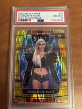 2022 select wwe charlotte flair gold