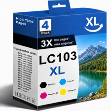 LC103XL Ink Cartridge High Yield for MFC-J6720DW, MFC-J6920DW, MFC-J870DW