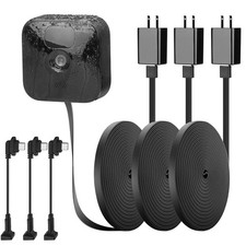 3 Pack 25ft/7.5m Outdoor Power Cord for Blink Outdoor 3rd Gen XT3,Blink 4 4th