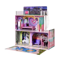 Olivia's Little World Sunset Wooden Dollhouse for 12" Dolls
