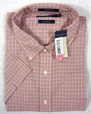 NEW VINTAGE MEN'S 2XL DANIEL CREMIEUX 100% COTTON SHORT SLEEVE SHIRT - NW TAGS