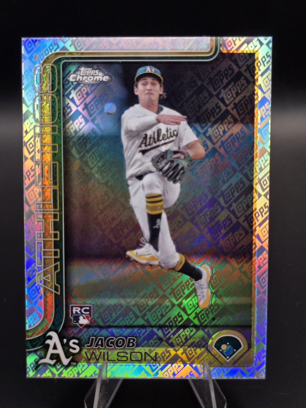 2025 Topps Chrome Logofractor Edition #96 Jacob Wilson