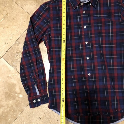 Tommy Hilfiger Mens Large Custom Fit Plaid Long sleeve Button Down shirt - Picture 3 of 5
