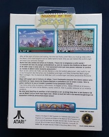 SHADOW OF THE BEAST Atari Lynx NEW Factory Sealed 