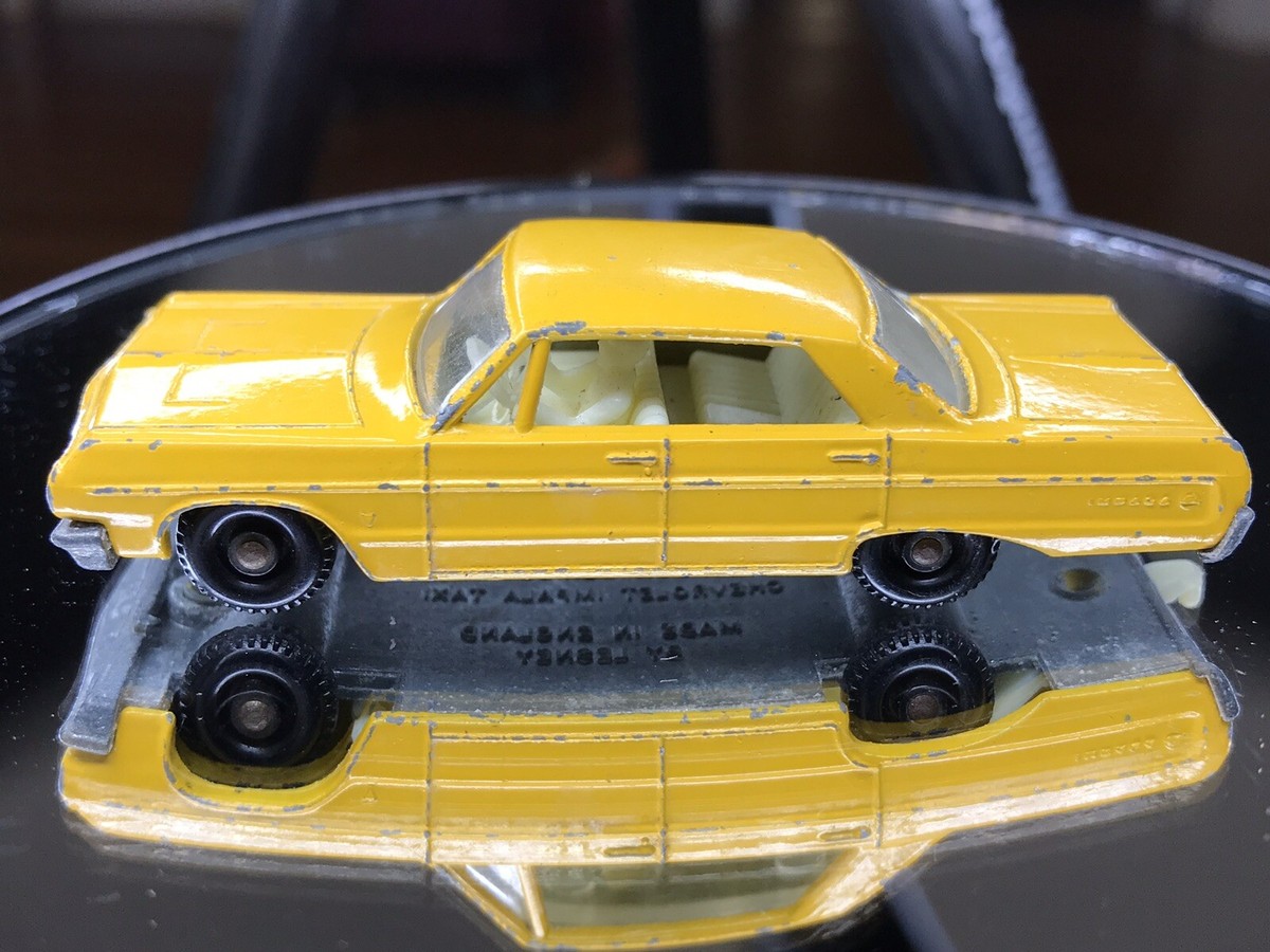 Vintage Lesney Matchbox NO 20 Chevrolet Impala TAXI MADE IN