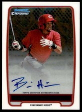 Billy Hamilton Card 2012 Bowman Chrome Prospect Autographs #BH 