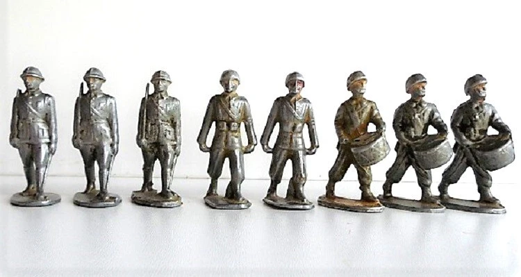 Aludo France soldat anglais 1945 1950 métal aluminium 60 mm
