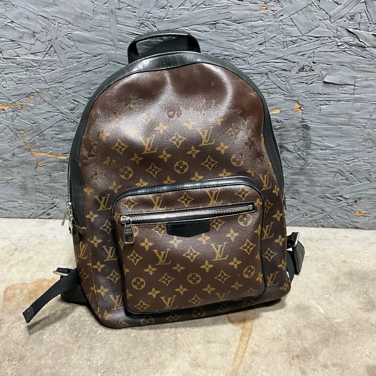 Louis Vuitton Josh Monogram Canvas Backpack Bag Brown