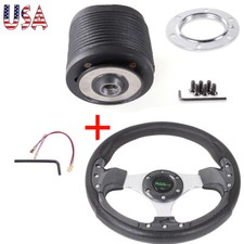 Pane 13 Inch 320mm Universal Steering Wheel With Hub Adapter