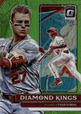 2022 Donruss Optic Tyler O'Neill #22 Lime Green Prizm St. Louis Cardinals 10I