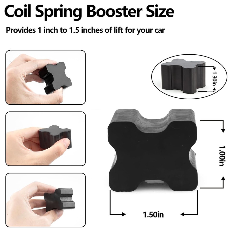 Rubber Coil Spring Booster Spacer Spacers Small Boosters Auto Car Front