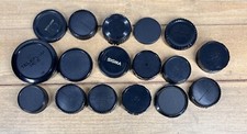 Lot 17 Of Assorted Caps For Various Cameras Sigma,Vivitar,Minolta,Teleplus