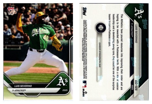2025 Topps Now OD-125 Luis Severino