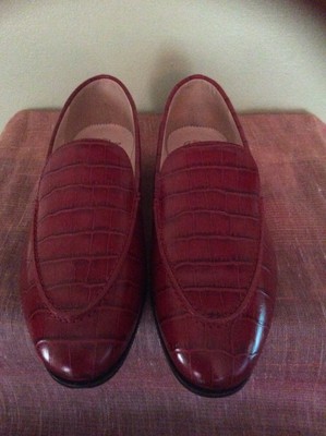 JCREW Woman ACADEMY LOAFERS in Croc 