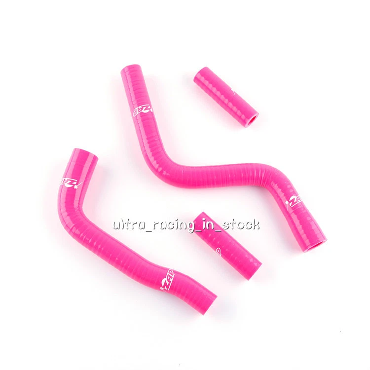 PINK YAMAHA YZ125 2003-2014 2004 2005 2006 2007 SILICONE RADIATOR COOLANT HOSES - Image 2 of 4