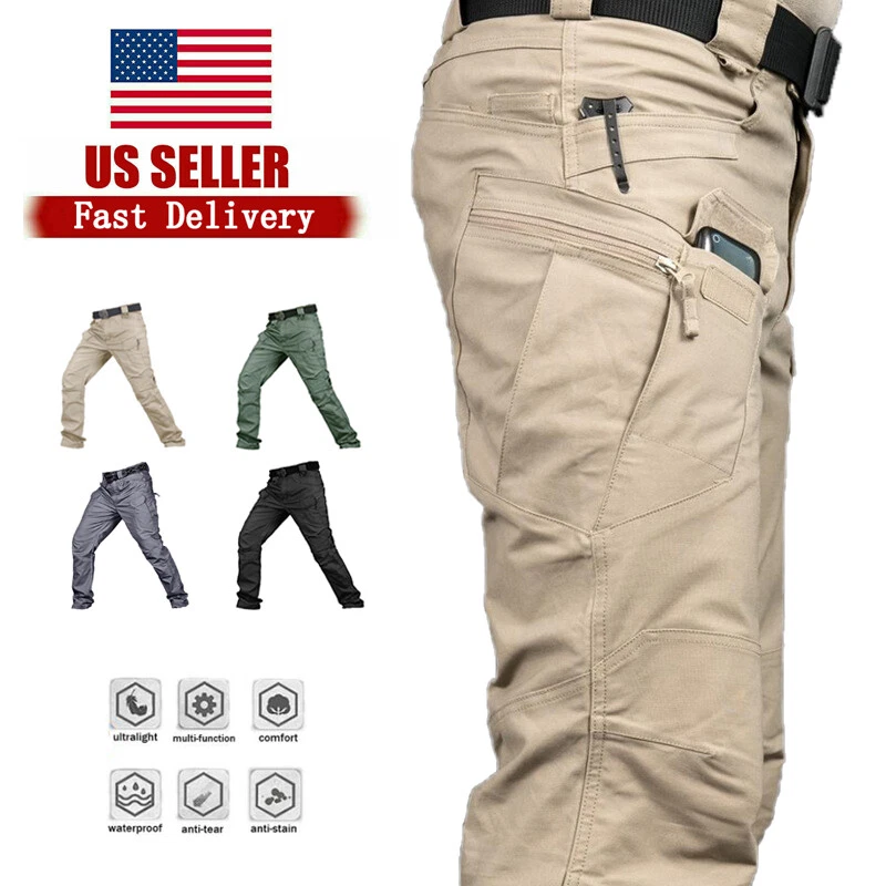 Men Tactical Cargo Pants Outdoor Hiking Soldier Multi Pocket Work Combat Trouser
Opens in a new wind