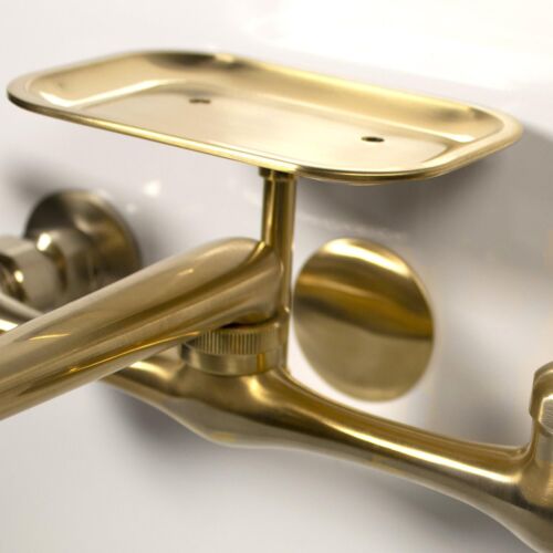 Grifo de montaje en pared para fregaderos Nantucket - Grifo de baño de montaje en pared central de 8 pulgadas,... - Imagen 6 de 7