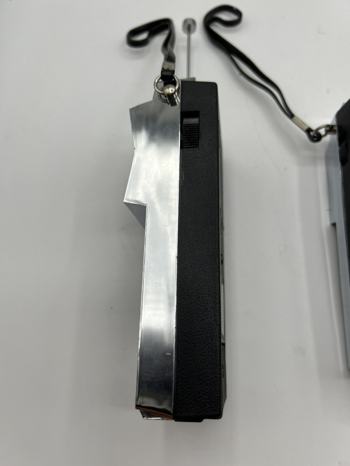 Ancien Talkie Walkie SKYFON Solid State Metal Noir & Chromé Vintage #C056