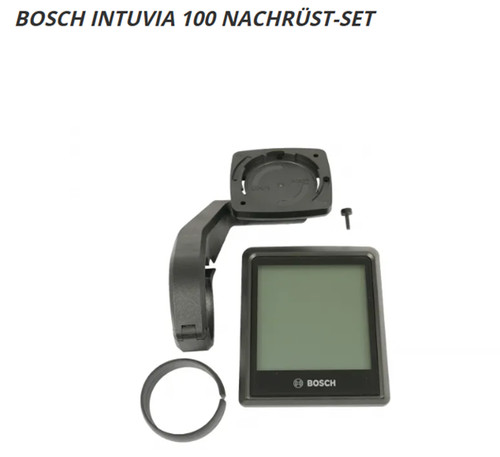 Bosch Intuvia 100 2,5 Zoll Display - Schwarz (BHU3200) Nachrüstkit mit Halter