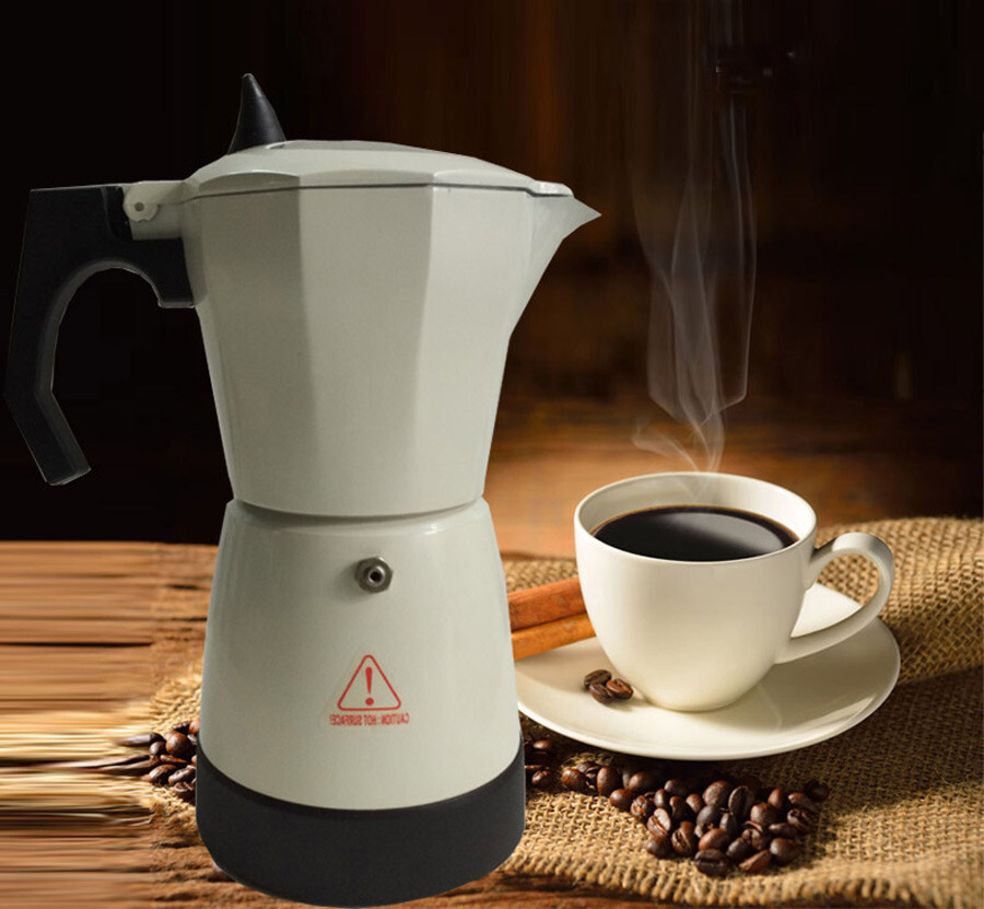 Cup Electric Espresso Latte Coffee Maker Italian Percolator