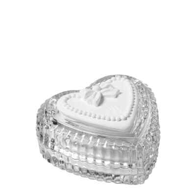 Dose Glasbox Herzform Schmuckdose Schatulle Vintage Landhuas Shabby Mathilde M.