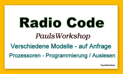 Radio Code passend für Ford Radio M V 3000 3500 4000 4050 4500 5000 6000