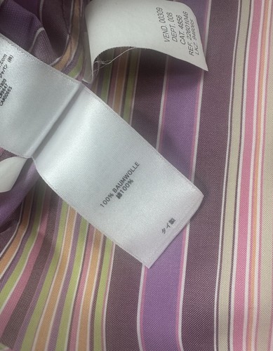 Eddie Bauer Women’s XXL Colorful Striped Blouse Top 3/4 Sleeve Wrinkle Resistant - Picture 10 of 12