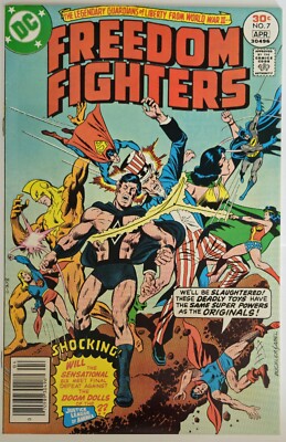 Freedom Fighters #7 1st team appearance of The Crusaders DC Comics 1977
