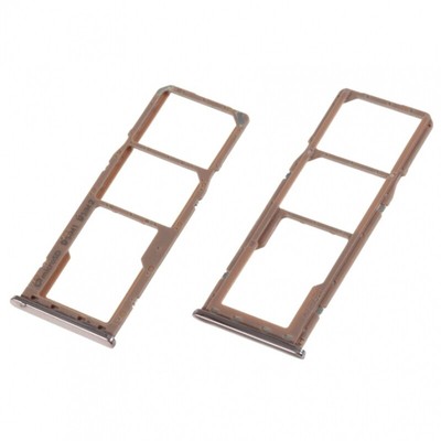 Dual SIM Tray For Samsung Galaxy A7 2018 2 SIM Micro SD Card Gold