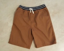 Boys Ribbed Pull On Elastic Waist Shorts: S 8 --M 10-12 --L 14-16 --XL 18-20 