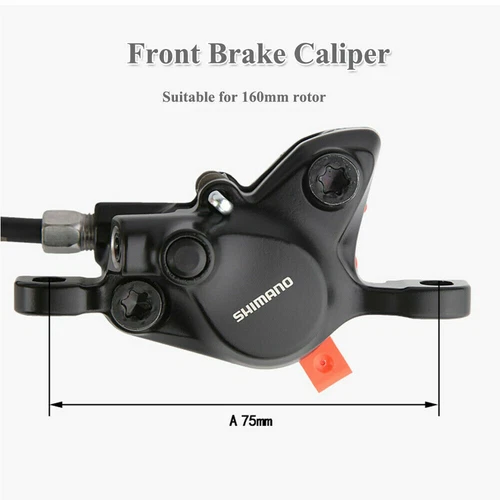 Shimano MT200 MTB Hydraulic Disc Brake Set Mountain Bike Brake Front Rear M315 - Picture 6 of 9