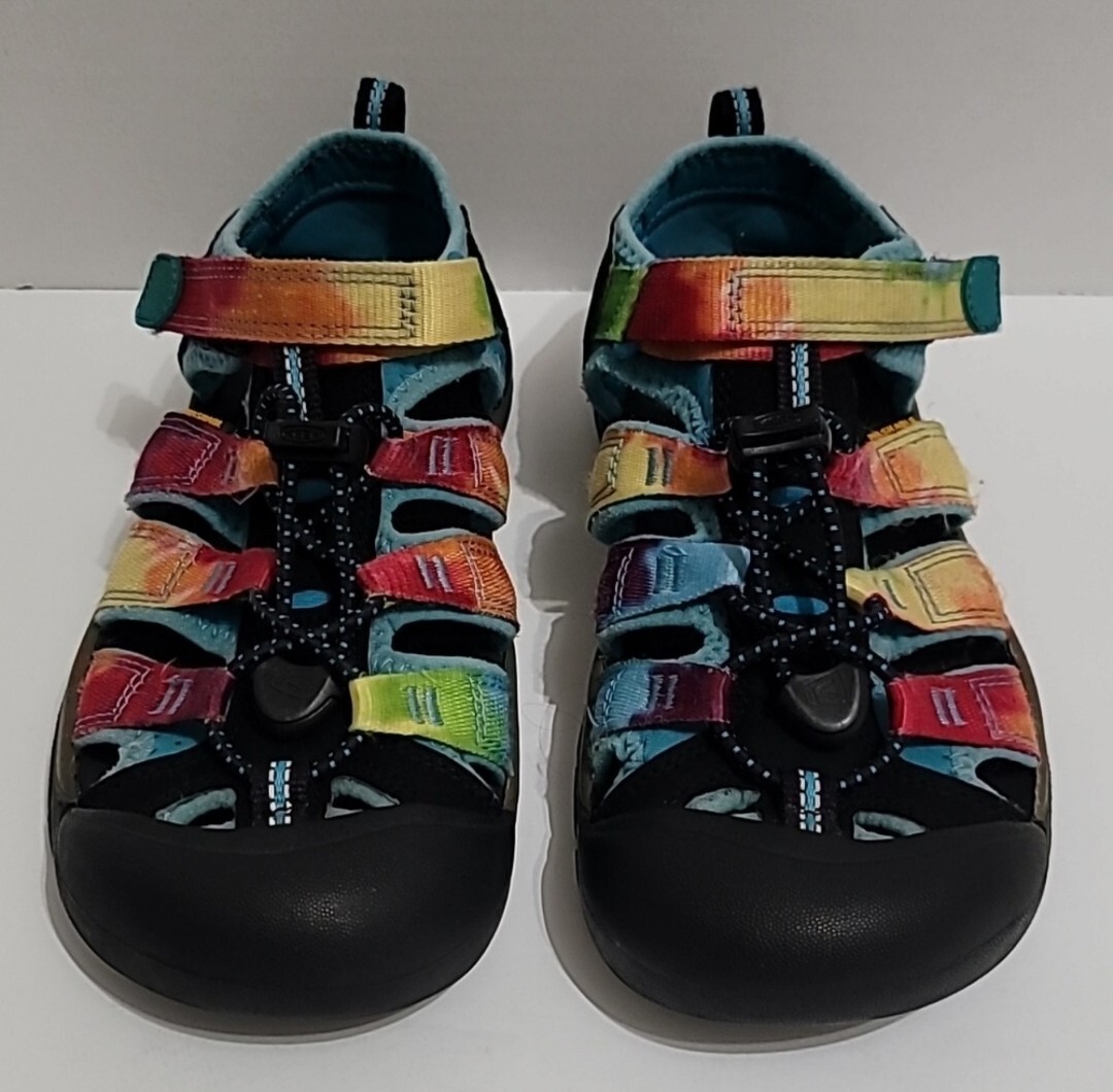 Sandali Keen Newport H2 ragazza grande taglia 3 cinturino arcobaleno scarpe da acqua comode