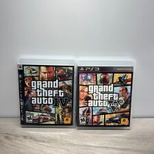 Grand Theft Auto IV 4 + Episodes & V 5 Sony PS3 - Play Station 3 w/ Maps
