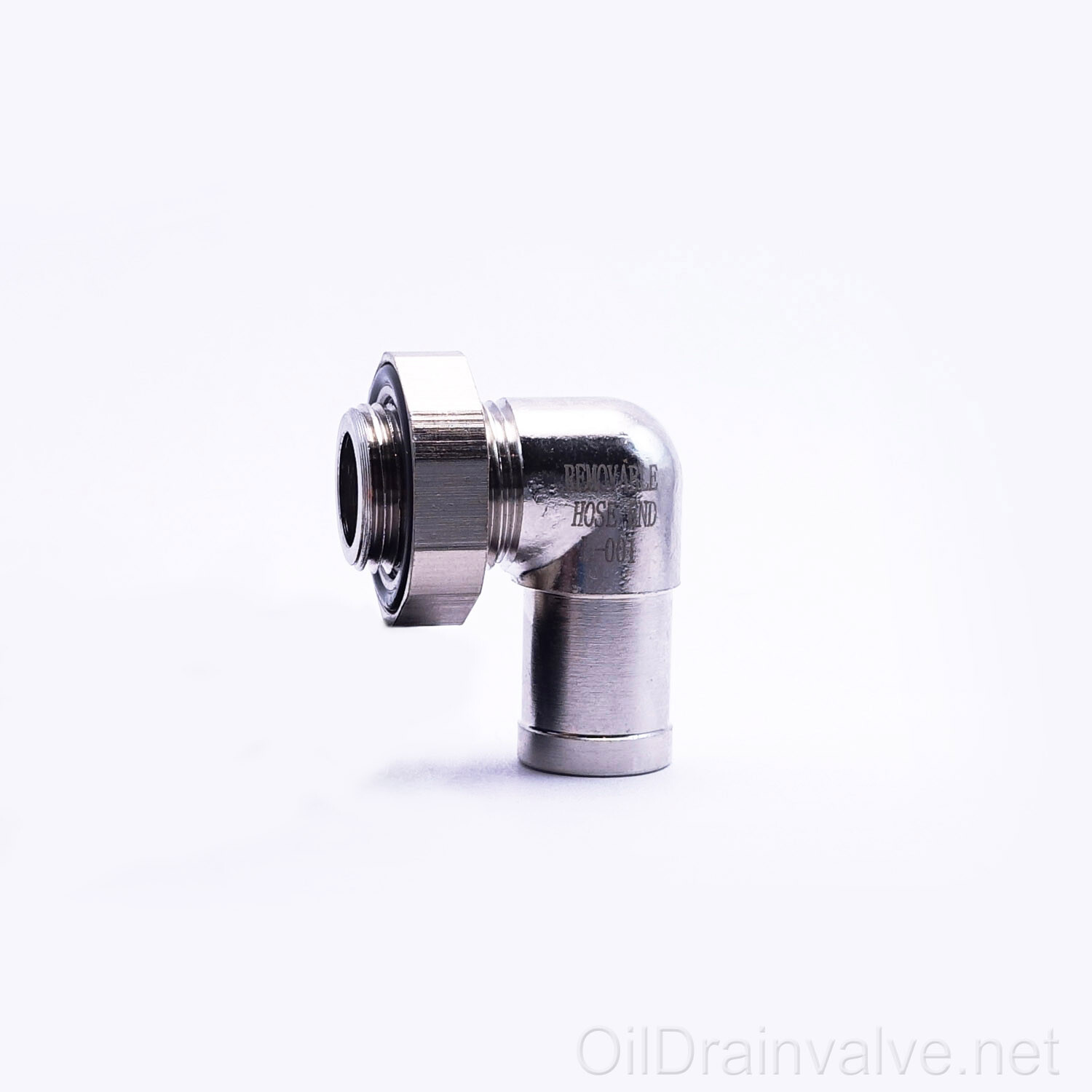 L-Shaped Hose End(L-001) for EZ oil drain valve(small body #EZ101-125)