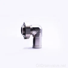 L-Shaped Hose End(L-001) for EZ oil drain valve(small body #EZ101-125)