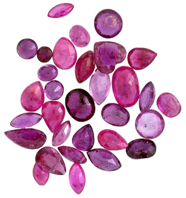 Ruby　luck 4.96 Carats Assorted Old Stock Primitive Cut Natural Ruby