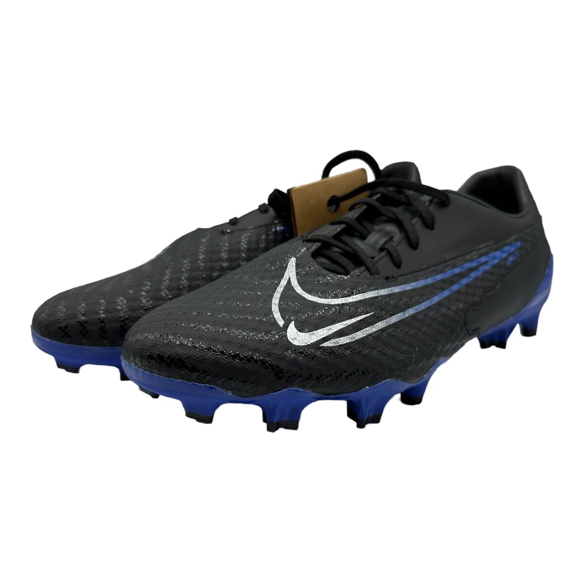Nike Phantom GX Club FG/MG Soccer Cleats Black Royal DD9473 Nike Phantom GX Club FG/MG Soccer Cleats Black Royal DD9473