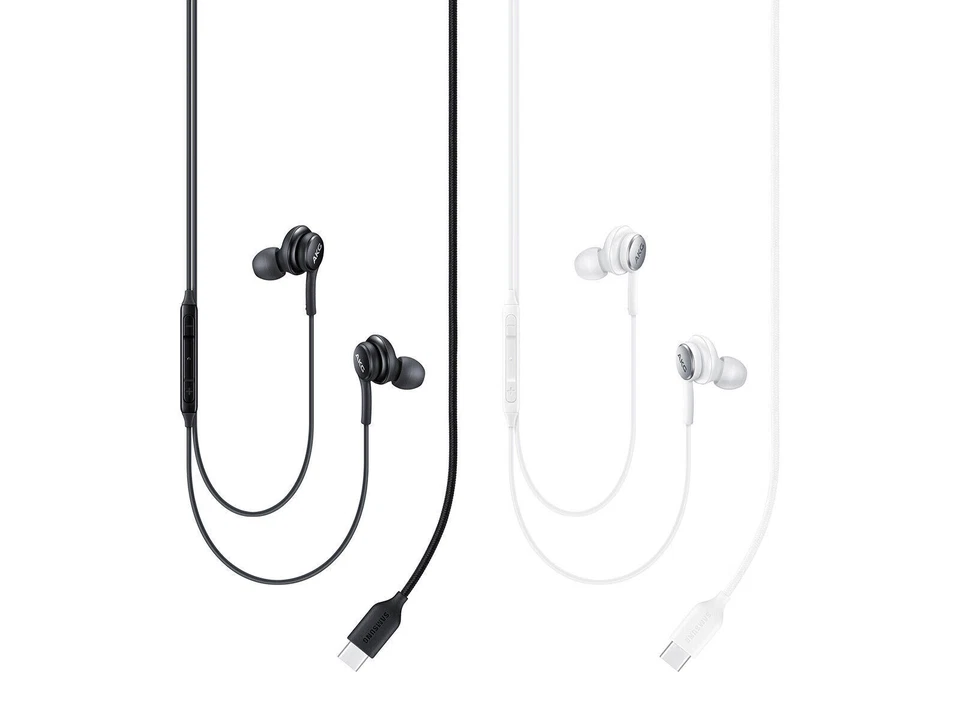 In-Ear Headphones Type C Earphones Earbuds For Samsung AKG S24 S23 S22 S21 Ultra - Image 3 of 4