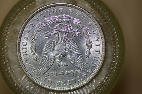 1886 Morgan Silver Dollar Gorgeous Old Album Coin BU - Picture 4 of 6