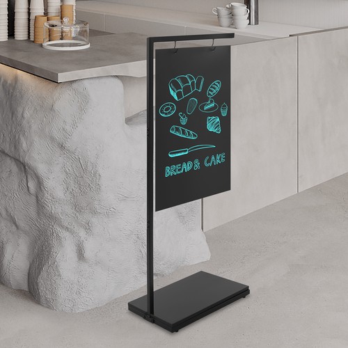 Großes bodenstehendes Tafelschild Outdoor Tafelschild für Cafe Bar Schild - Bild 5 von 19